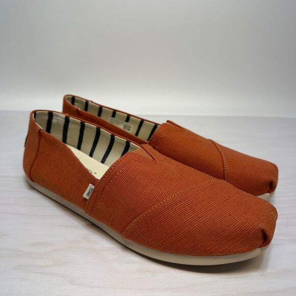 Toms Shoes - TOMS Classic Alpargata Spice Brown Heritage Canvas Slip-On Shoes Women's 10 NWT